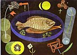 Fish Canvas Paintings - Around the Fish